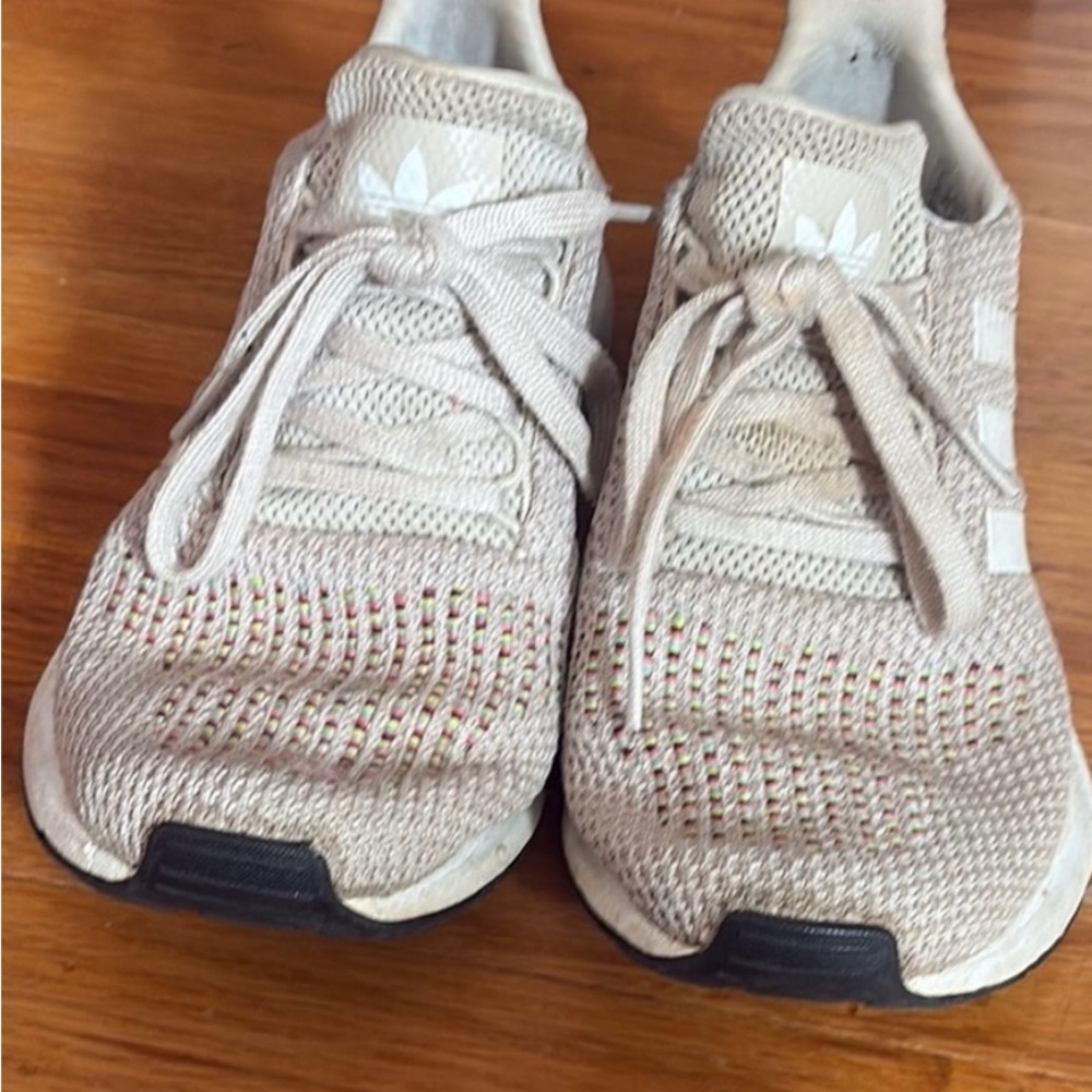 Adidas Light Tan Knit Sneakers Such a great Deal!